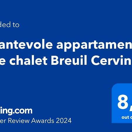 Incantevole Appartamento Stile Chalet Breuil Cervinia Kültér fotó